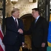 Tổng thống Mỹ Donald Trump và người đồng cấp Brazil Jair Bolsonaro. (Ảnh: AP)