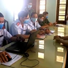 Xử phạt đối tượng đăng tải thông tin sai sự thật tại Thừa Thiên-Huế. (Ảnh: TTXVN phát)