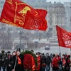 Nhiều người dân Nga đặt hoa tưởng niệm nhân ngày sinh Lenin