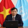 Đại sứ Đặng Đình Quý, Trưởng Phái đoàn thường trực Việt Nam tại Liên hợp quốc. (Ảnh: TTXVN phát) 