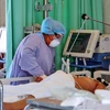 Chăm sóc bệnh nhân COVID-19 tại Tunisia. (Ảnh: MEO)