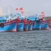 Tàu cá của ngư dân tại Phú Yên. (Ảnh: Phạm Cường/TTXVN)