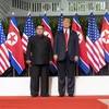 Cuộc gặp thượng đỉnh Mỹ-Triều tại Singapore hồi năm 2018. (Ảnh: Wikipedia)