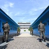 Khu biên giới Hàn Quốc-Triều Tiên. (Ảnh: AFP/ TTXVN) 