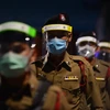 Cảnh sát Thái Lan thành lập đơn vị đặc nhiệm chống COVID-19. (Ảnh: AFP/Getty)