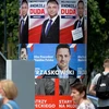 Vòng hai bầu cử tổng thống Ba Lan nhiều khả năng sẽ có kết quả sít sao. (Ảnh: AFP/Getty)