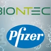 Mỹ và Anh đã đặt mua trước vắcxin do Pfizer và BioNTech phối hợp nghiên cứu. (Ảnh: Twitter)