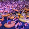 Bữa tiệc âm nhạc sôi động tại Vũ Hán. (Ảnh: AFP/Getty)