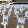 Israel xếp hơn 1.000 chiếc ghế để tưởng nhớ các nạn nhân COVID-19