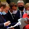 EU vẫn chưa nhất trí được về kế hoạch phục hồi do dịch COVID-19. (Ảnh: AFP/Getty)