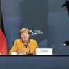 Thủ tướng Angela Merkel phát biểu tại hội nghị G20. (Ảnh: DW)