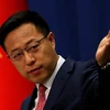 Người phát ngôn Bộ Ngoại giao Trung Quốc Triệu Lập Kiên. (Ảnh: AFP/TTXVN)