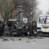 Hiện trường một vụ nổ ở Kabul. (Ảnh: AP)