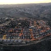 Khu định cư Tekoa của Israel tại khu Bờ Tây. (Ảnh: AFP/TTXVN)