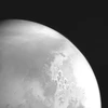 Hình ảnh Sao Hỏa được tàu Thiên Vấn-1 ghi lại. (Ảnh: CNSA)