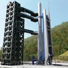 Mô hình tên lửa Nuri do Hàn Quốc sản xuất. (Ảnh: Wikipedia)