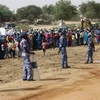 Lực lượng an ninh Sudan được triển khai tại Tây Darfur. (Ảnh: AFP/TTXVN)