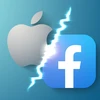 Facebook và Apple đang có những tranh cãi về vấn đề bảo mật thông tin người dùng. (Ảnh: MacRumors)