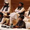 Phái đoàn Taliban tham gia đàm phán ở Qatar hồi tháng 9/2020. (Ảnh: AFP/TTXVN)