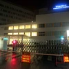 Bệnh viện quốc tế Vinmec Hải Phòng bị phong tỏa. (Ảnh: An Đăng/TTXVN)