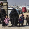 Người tị nạn ở tỉnh Hasakeh, Syria. (Ảnh: AFP/TTXVN)
