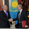 Tổng thống Nga Vladimir Putin và Tổng thống Kazakhstan Nursultan Nazarbayev. (Nguồn: kremlin.ru)