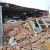 Hàng nghìn ngôi nhà bị sập và hư hại trong trận động đất liên hoàn vừa qua tại Trung Quốc. (Ảnh: TTXVN/THX)