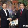 Phó Thủ tướng Hoàng Trung Hải tiếp Thứ trưởng Bộ Chiến lược và Tài chính Hàn Quốc Choo Kuyn Hoo. (Ảnh: TTXVN)