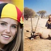 CĐV xinh đẹp tuyển Bỉ bị hủy hợp đồng người mẫu vì săn thú