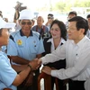 [Video] Chủ tịch nước đến thăm và làm việc tại Bình Thuận
