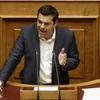 Thủ tướng Alexis Tsipras kiên quyết phản đối kế hoạch cải cách "phi lý" của các chủ nợ. (Ảnh: EPA)