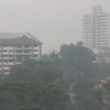 Quang cảnh mờ mịt do khói bụi tại khu vực Cheras ngày 13/9. (Ảnh: Kim Dung/Vietnam+)