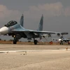 Các máy bay Su-30 của Nga tham gia chiến dịch không kích tại Syria. (Ảnh: Sputnik)