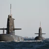 Tàu ngầm của Hải quân Hoàng gia Australia. (Ảnh: AFP)