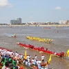 Lễ hội đua thuyền truyền thống trên sông Tonle Sap.(Nguồn: siamsmilesblog.blogspot.com)