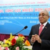 Đại sứ Angola João Manuel Bernardo phát biểu tại hội thảo thương mại và đầu tư Việt Nam-Angola. (Ảnh: TTXVN)