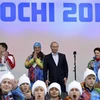 Tổng thống Putin tham dự một sự kiện trong dịp tổ chức Olympic Sochi 2014. (Ảnh: Reuters) 