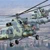 Máy bay trực thăng Mi-8 của Nga thực hiện nhiệm vụ giải cứu phi công Su-24. (Nguồn: airliners.net)