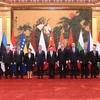 Chủ tịch Trung Quốc Tập Cận Bình cùng lãnh đạo các nước tham dự Hội nghị thượng đỉnh Trung Quốc-CEE. (Ảnh: THX)