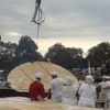 Chiếc bánh rán có đường kính lên tới 3,72 m. (Nguồn: elpais.com.uy)