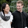 Giám đốc Facebook Mark Zuckerberg cùng vợ là Priscilla Chan. (Nguồn: European Pressphoto Agency)