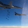 Máy bay chiến đấu Nga ném bom vào các mục tiêu tại Syria. (Nguồn: Sputnik)