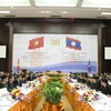 Kỳ họp lần thứ 38 Ủy ban Liên chính phủ Việt Nam-Lào. (Ảnh: TTXVN)