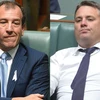 Bộ trưởng Mal Brough (trái) và Jamie Briggs từ chức là biến động lớn đối với chính phủ của Thủ tướng Turnbull. (Nguồn: AAP)