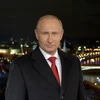 Tổng thống Nga Vladimir Putin có bài phát biểu nhân dịp Năm mới 2016. (Ảnh: Reuters)