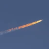 Chiếc máy bay Sukhoi Su-24 của Nga bị Thổ Nhĩ Kỳ bắn rơi. (Ảnh: AFP)