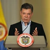 Tổng thống Colombia Juan Manuel Santos. (Ảnh: AFP) 