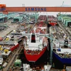 Hãng đóng tàu Samsung Heavy Industries Co. của Hàn Quốc. (Nguồn: bloomberg.com)