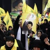 Những người ủng hộ phong trào Hezbollah. (Nguồn: Reuters)