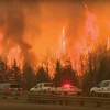 Cháy rừng lan rộng ở thành phố Fort McMurray. (Nguồn: inhabitat.com)
